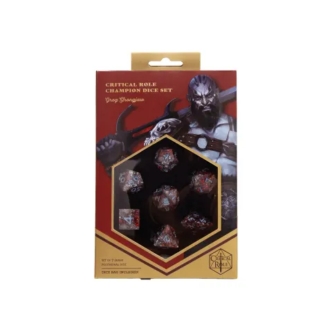 Komplet kości: Critical Role Champion - Grog Strongjaw