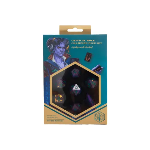 Komplet kości: Critical Role Champion - Mollymauk Tealeaf