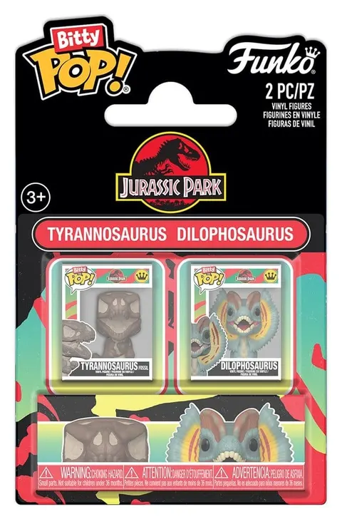 Funko POP Jurassic Park - 2-Pack Tyrannosaurus Fossil & Dilophosaurus