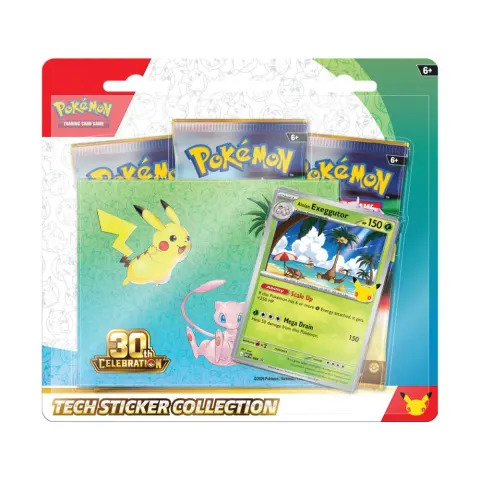 Pokémon TCG: 30th Celebration - Tech Sticker Collection - Alolan Exeggutor