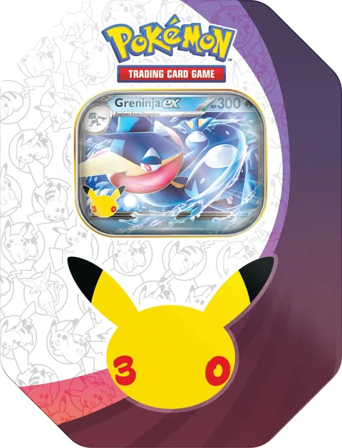 Pokémon TCG: 30th Celebration Tin - Greninja ex