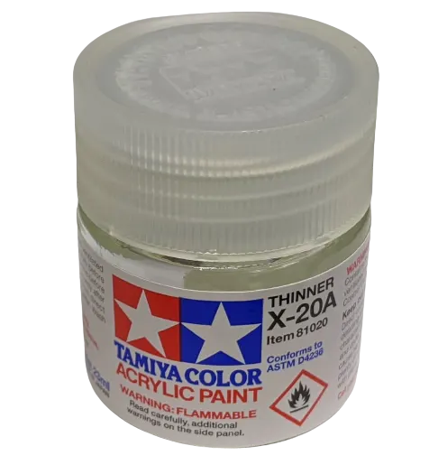 Tamiya Color Mini: X-20A Acrylic Thinner (23 ml)
