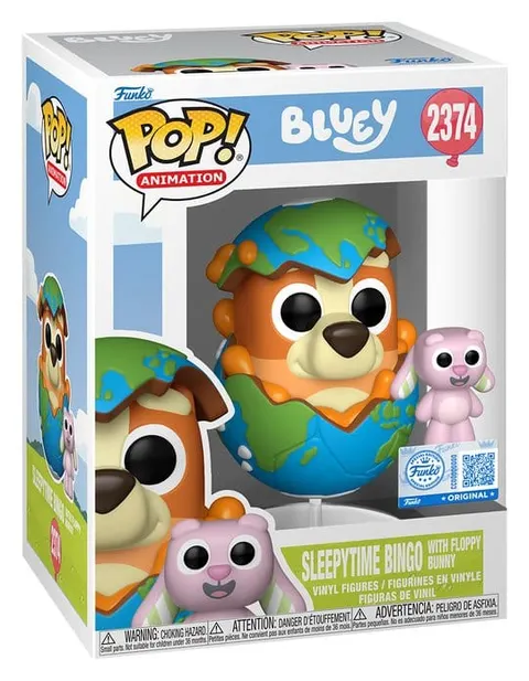 Funko POP Bluey: Sleepytime Bingo with Floppy Bunny