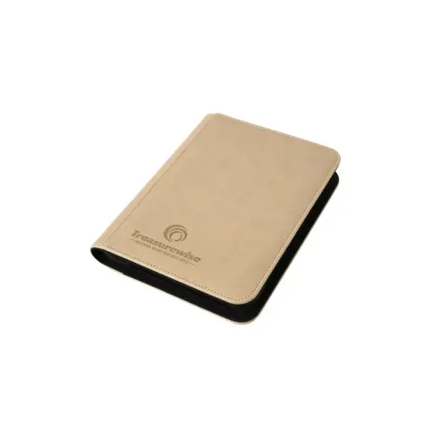 TreasureWise - Klaser WiseGuard Mini Zip Binder 4 (160 kart) - White