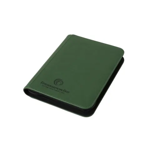 TreasureWise - Klaser WiseGuard Mini Zip Binder 4 (160 kart) - Green