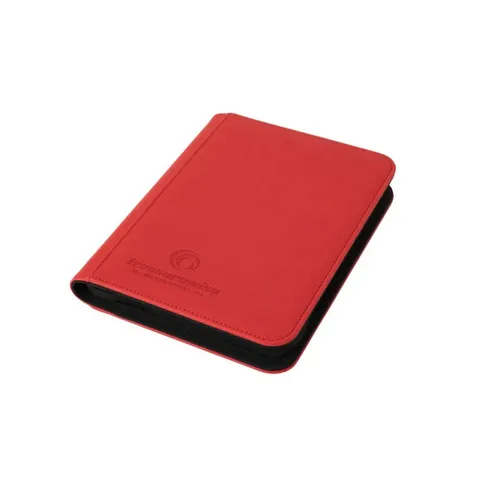 TreasureWise - Klaser WiseGuard Mini Zip Binder 4 (160 kart) - Red
