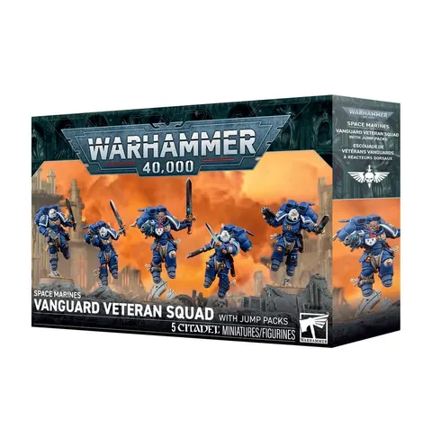 Space Marines: Vanguard Veteran Squad with Jump Packs (Warhammer 40,000)