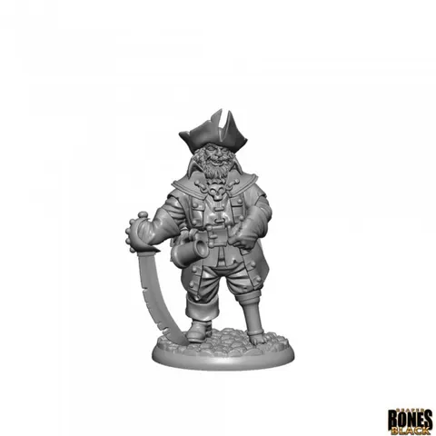 Reaper Miniatures: Ghost Pirate Captain (Bones Black)
