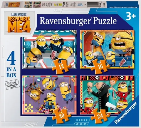 Puzzle 4w1 Minionki