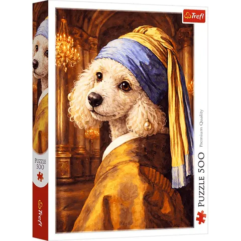 Puzzle 500 Pudel z Perłą