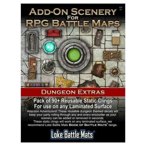 Dungeon Extras: Add-On Scenery For RPG Maps