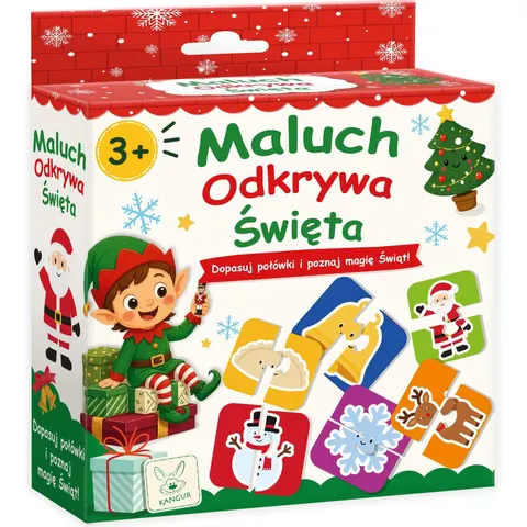 Puzzle Maluch odkrywa Święta