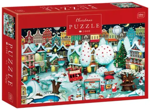 Puzzle 1000 Christmas Frosty Town