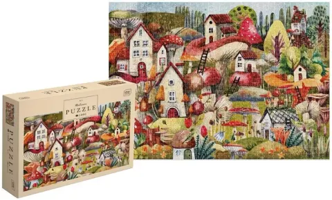 Puzzle 1000 Houses Mushrooms