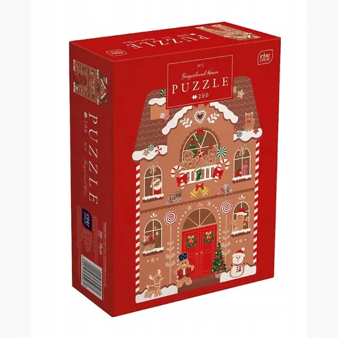 Puzzle 200 Shape Gingerbread House