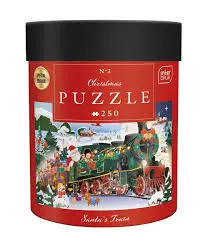 Puzzle 250 Christmas Santa's Train