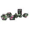 Kości Chessex - zestaw 7 kostek Paintball/green