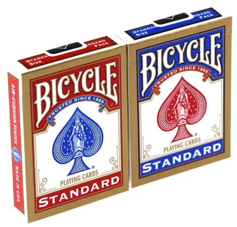 Karty do gry Bicycle: Standard - czerwone