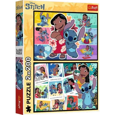 Puzzle 2w1 Wesołe życie Stitcha