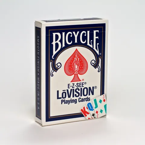 Karty do gry Bicycle: E-Z-SEE LoVision - blue