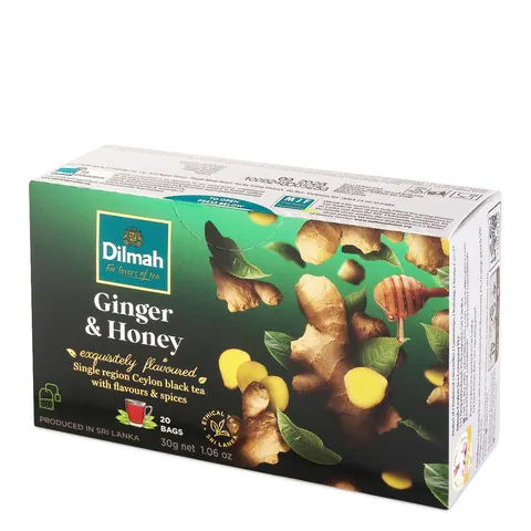 Dilmah Herbata czarna Ginger & Honey 20 Tb