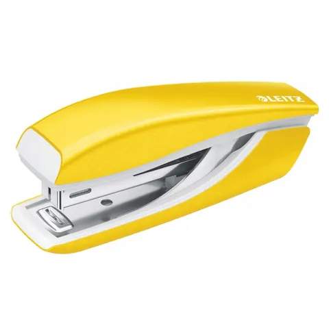 Zszywacz mini LEITZ NeXXt WOW 10 kartek żółty metaliczny 55281016
