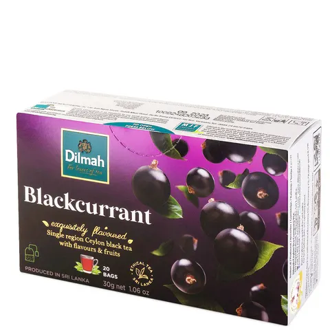Dilmah herbata ekspresowa Blackcurrant czarna porzeczka 20 torebek