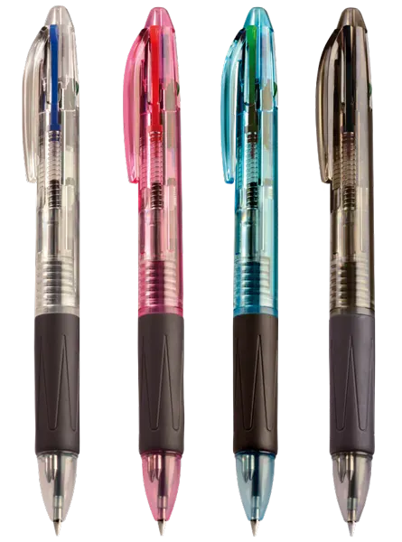 Długopis 0,7mm 4-kolorowy Tetis KD800-4M