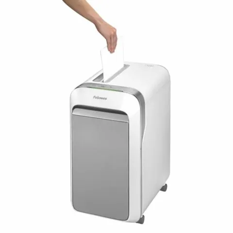 Niszczarka Fellowes LX221 BIAŁA ścinki 2x12mm P-5 # 3 lata gwarancji