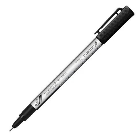 Cienkopis kreślarski RYSTOR 0,4 mm - czarny