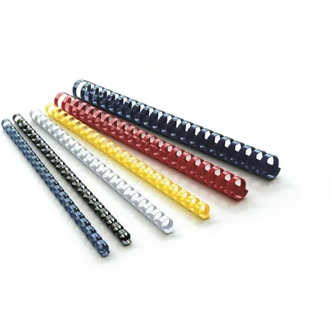 Grzbiet plastikowy do bindowania 5mm /100szt Argo - kolor BIAŁY