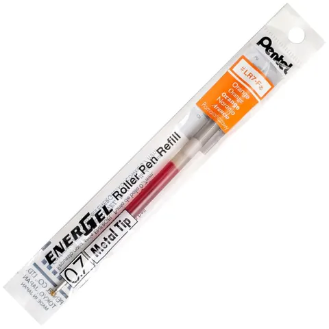 Wkład kulkowy ENERGEL LR7/FX 0.7mm pomarańczowy PENTEL