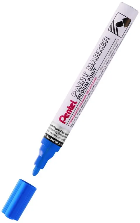 Marker olejowy Pentel niebieski 4,5 mm MMP10 aluminiowa obudowa
