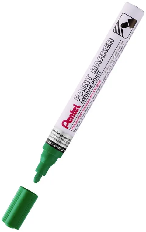 Marker olejowy Pentel zielony 4,5 mm MMP10 aluminiowa obudowa