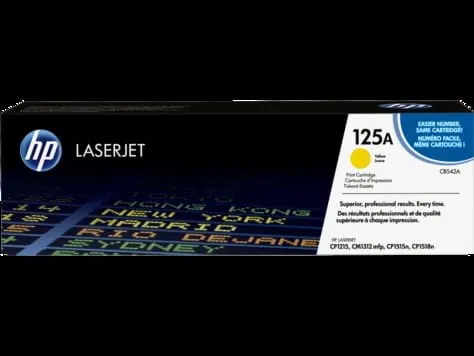 Toner HP 125A (CB542A) żółty 1400str LaserJet CP1215