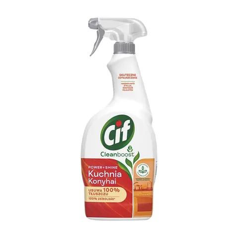 Spray CIF przeciw tłuszczowi KUCHNIA 750ml Power & Shine