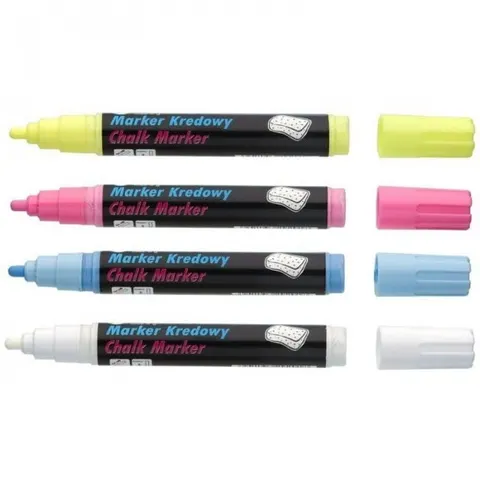 Marker kredowy końcówka 4.5mm czerwony TO-292 22 TOMA