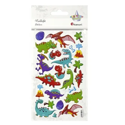 Naklejki wypukłe DINOZAURY 450944 TITANUM