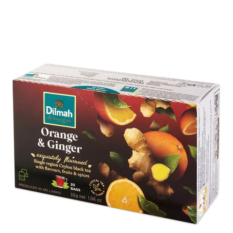 Dilmah herbata ekspresowa Orange & Ginger pomarańcza imbir 20 torebek
