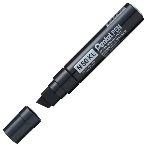 Marker permanentny Pentel czarny 17 mm ścięty N50XL