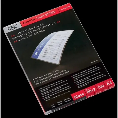 Folia do laminacji GBC HighSpeed A4 80mic (100szt) IB049033