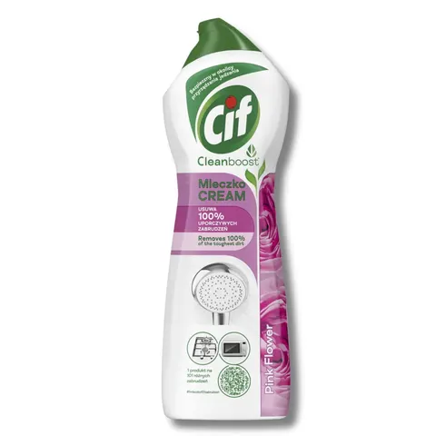 CIF MLECZKO DO CZYSZCZENIA 780G PINK FLOWER