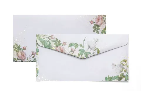 Koperta / koperty ozdobne DL - Koperta GARDEN opk 10szt 120g m2