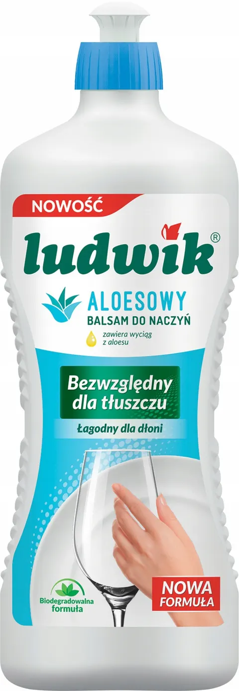 LUDWIK płyn do mycia naczyń balsam aloesowy 900g