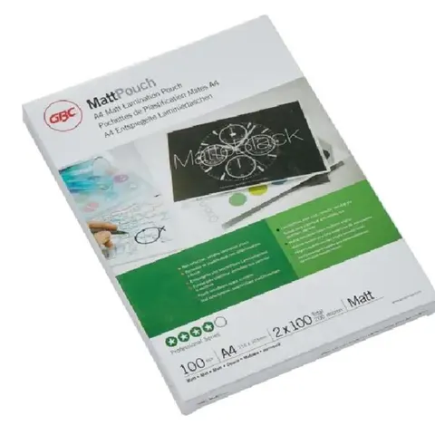 Folia do laminacji GBC Matt A4 100 mic.matowa 3740491