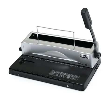 Bindownica do grzbietów drutowych Wallner HP 2108