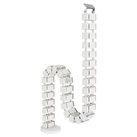 Organizator kabli, osłona kabli Fellowes CableSpine ze zintegrowanym magnesem do biurek z regulacją wysokości - BIAŁY # 5 lat gwarancji