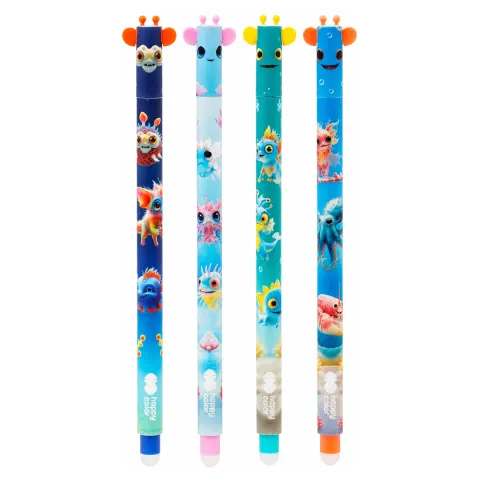 Długopis wymazywalny HAPPY COLOR Aqua Cuties - 0,5 mm - niebieski