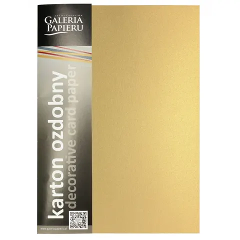 Karton Ozdobny Premium 250g/m2 MILLENIUM ZŁOTY 20 arkuszy