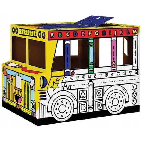 Domek FSC Autobus XXL do kolorowania dla dzieci - Fellowes Bankers Box